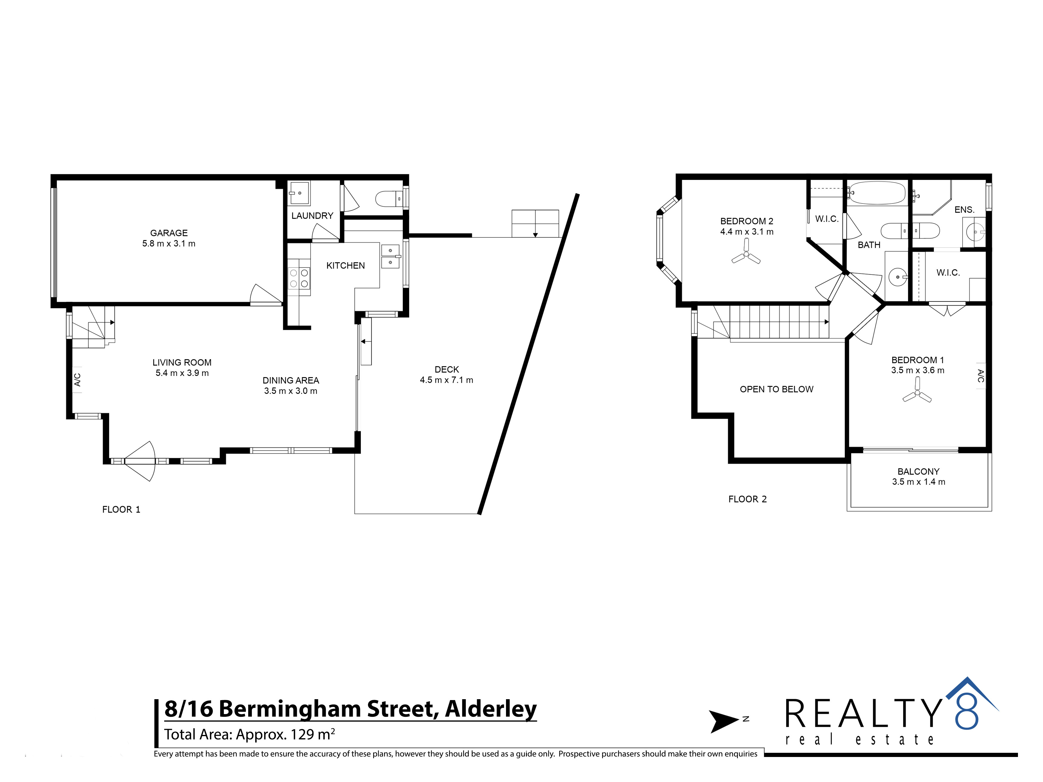 Spacious 2 bedroom Townhouse